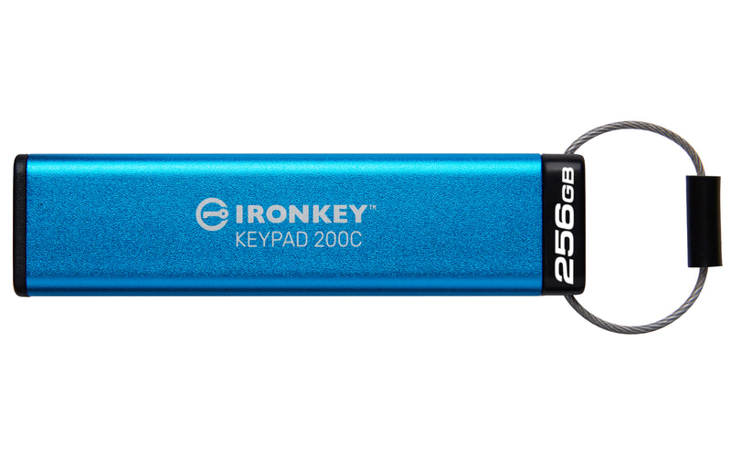 KINGSTON 256GB USB-C IRONKEY KEYPAD 200C, FIPS 140-3 LVL 3 (PENDING...