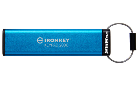 KINGSTON 256GB USB-C IRONKEY KEYPAD 200C, FIPS 140-3 LVL 3 (PENDING...