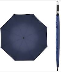 CASEY HANDHELD LARGE NAVY BLUE UMBRELLA