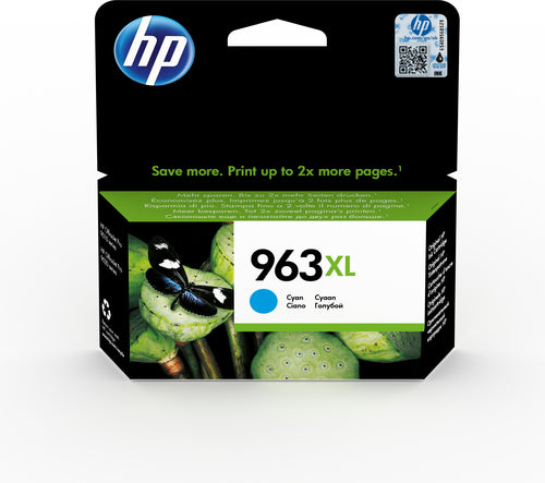 HP # 963XL HIGH YIELD CYAN ORIGINAL INK CARTRIDGE