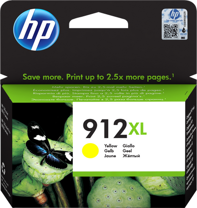 HP 912XL HIGH YIELD YELLOW ORIGINAL INK CARTRIDGE