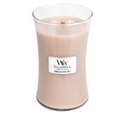 Woodwick Vanilla & Sea Salt Large Jar Retail Box No