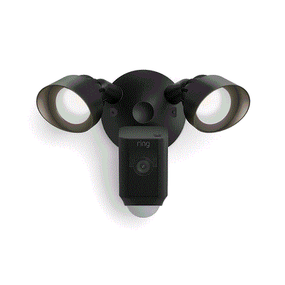 RING - FLOODLIGHT CAM WIRED PLUS - BLACK - MEA