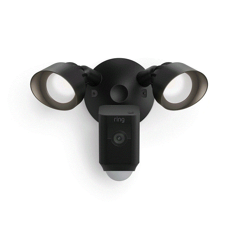 RING - FLOODLIGHT CAM WIRED PLUS - BLACK - MEA