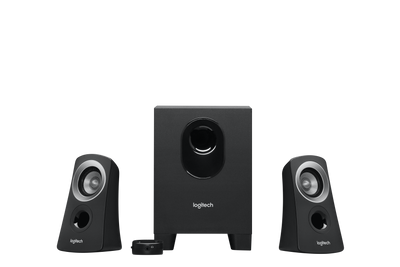 LOGITECH 2.1 SYSTEM WITH 25W RMS POWER AND COMPACT DOWN-FIRING SUBW...