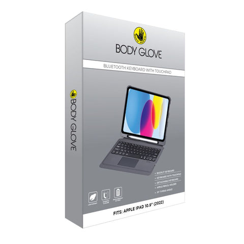 BODY GLOVE BLUETOOTH KEYBOARD WITH TOUCH PAD  - APPLE IPAD (2022) B...