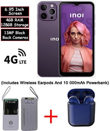 INOI Note 13s 128GB Storage & 4GB Ram Android Smart Phone