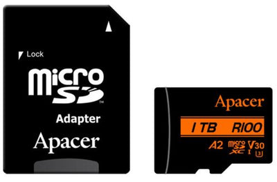Apacer 1TB MicroSD Class10 V30 Memory Card