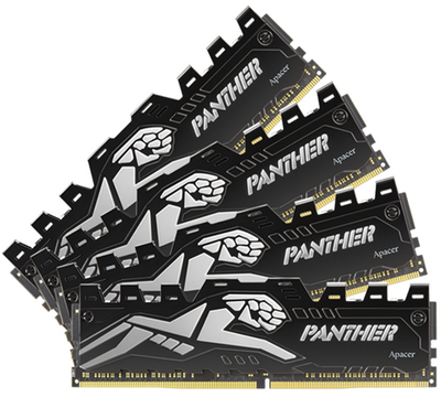 Apacer Panther 8GB DDR4 BlackGold Gaming Memory