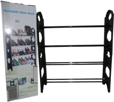 Nordic Wind 4 Tier 12 Shoes Stackable Rack