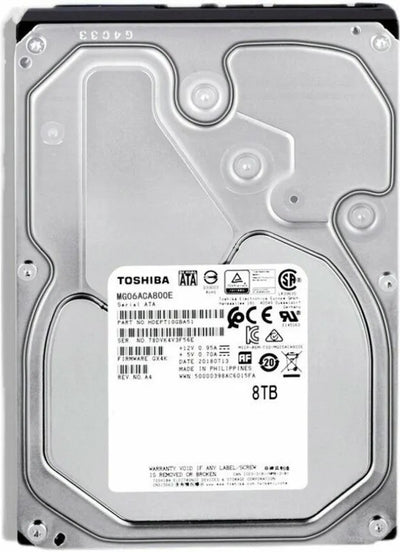 Toshiba Enterprise 3.5 Inch 8TB SATA Hard Drive Disk