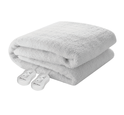 Pure Pleasure Queen Fullfit Sherpa Fleece Electric Blanket - 152cm x 205cm