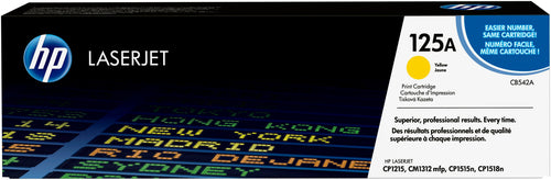 HP 125A LASERJET YELLOW TONER CARTRIDGE CP1215/1515/1518 & CM1312 P...