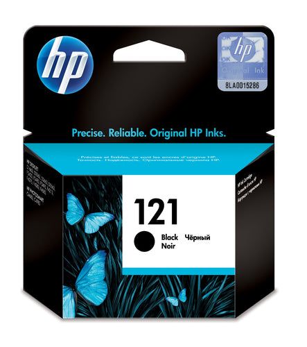 HP 121 BLACK INK CARTRIDGE