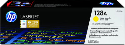 HP 128A YELLOW TONER CARTRIDGE