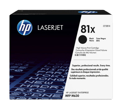 HP 81X BLACK TONER CARTRIDGE