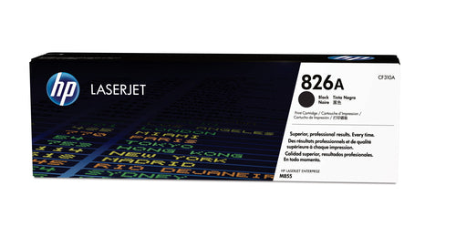 HP 826A BLACK TONER CARTRIDGE APPROXIMATELY YIELD 29000 PGS