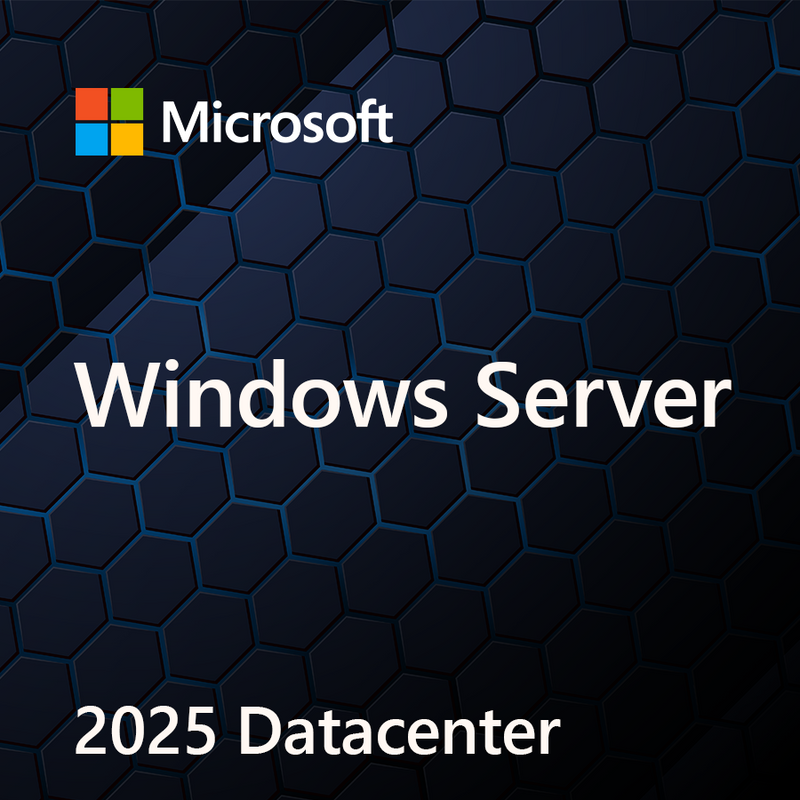 MICROSOFT WINDOWS SEVER DATACENTER 2025 64BIT DSP 24 CORE