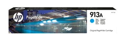 HP 913A CYAN ORIGINAL PAGEWIDE CARTRIDGE