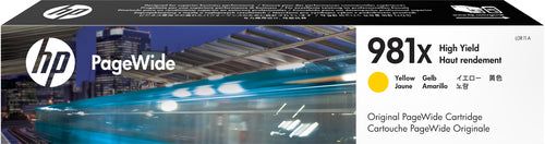 HP 981X YELLOW ORIGINAL PAGEWIDE CARTRIDGE