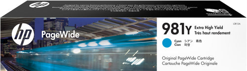 HP 981Y HIGH YIELD CYAN ORIGINAL PAGEWIDE CARTRIDGE