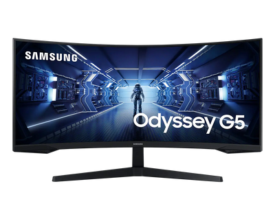 SAMSUNG ODYSSEY G55T GAMING 1000R BORDERLESS 34" DISPLAY VA RESPONS...