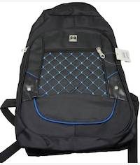 UNIQUE Black 15.6 Inch Laptop Backpack with Blue