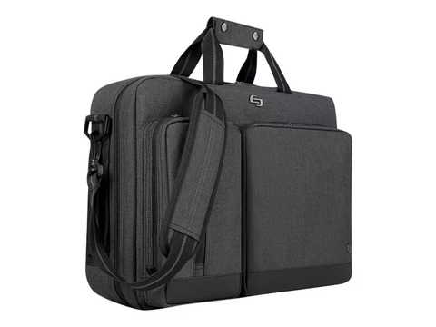 SOLO URB WORK TO PLAY 15.6 INCH LAPTOP HYBRID BACKPACK BRIEFCASE, G...
