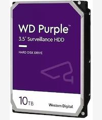 Western Digital 10TB 3.5-Inch Purple Surveilliance HDD