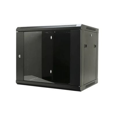 Zone 12U 600mm IP54 Black Wall Mount Cabinet