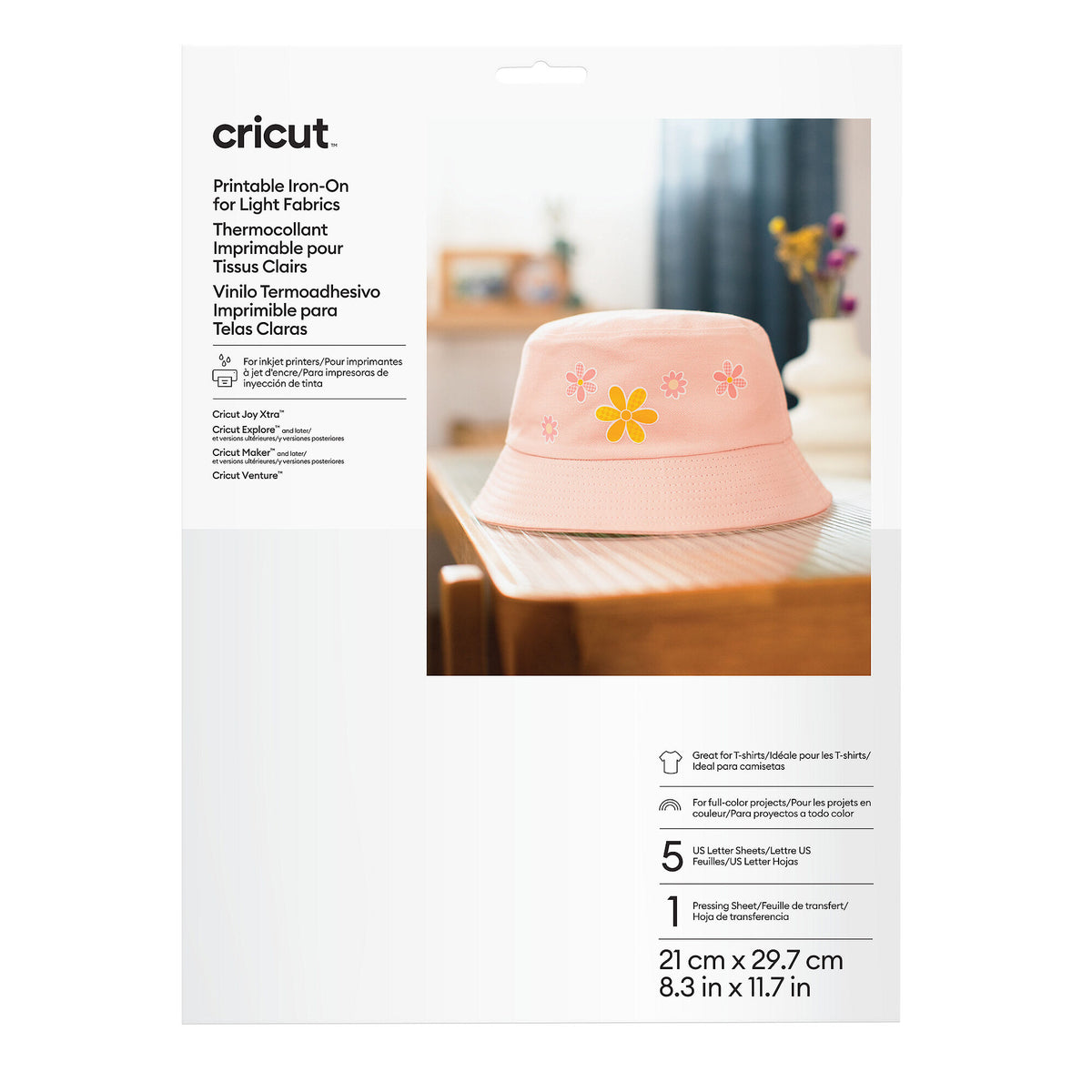 Cricut 2011838 Cricut Printable Iron On For Light Fabrics 21X29.7CM 3