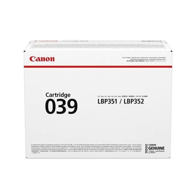 CANON 039 TONER CARTRIDGE (BLACK)
