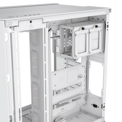 6500D Airflow White Tempered Glass Mid-Tower; 2x 3.5'' |  2x 2.5'' Drive Bays; Up to 360mm Radiator compatible