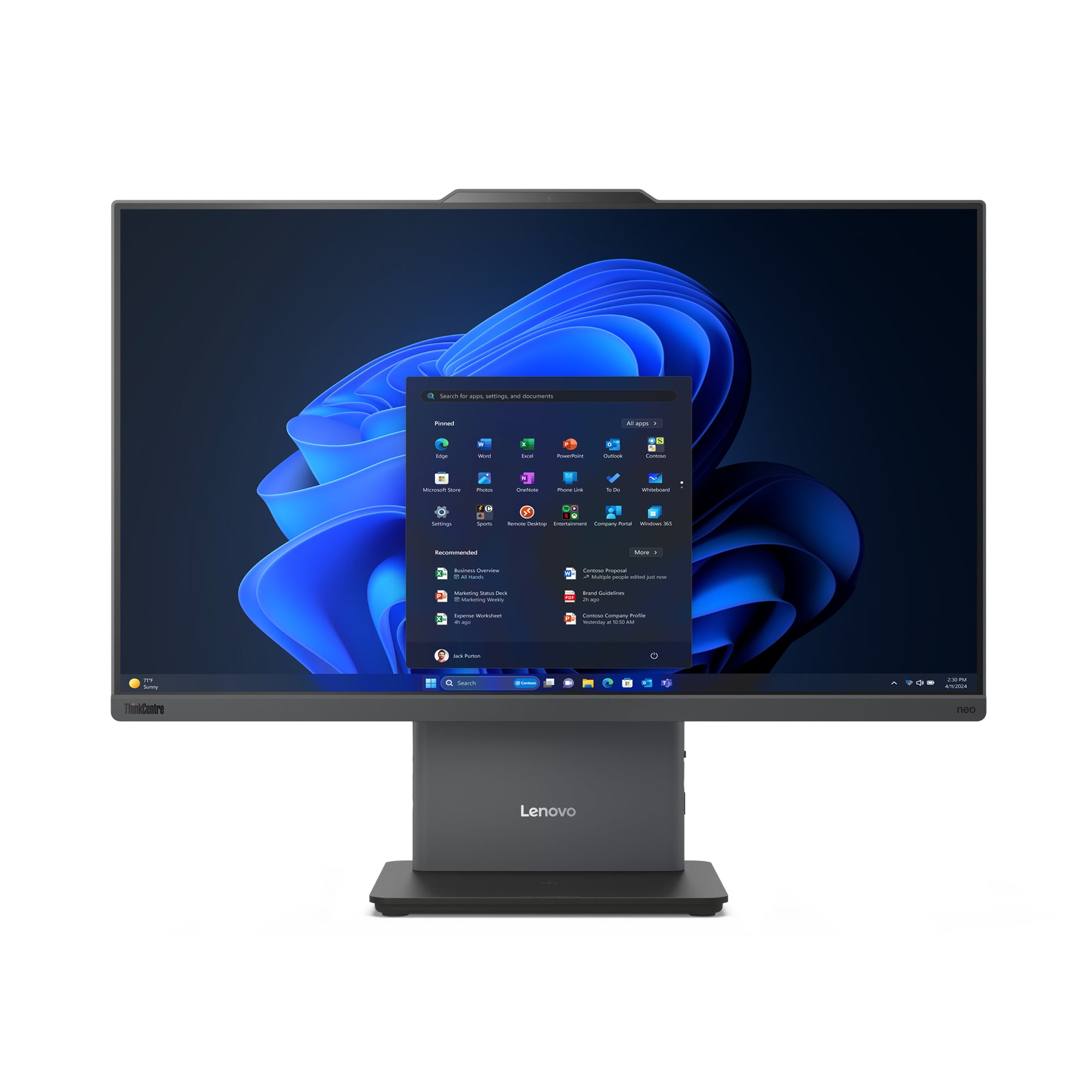 LENOVO NEO 50A-24 G5, 23.8" NON-TOUCH, 23.8" FHD AG 250N, CORE 5 21...