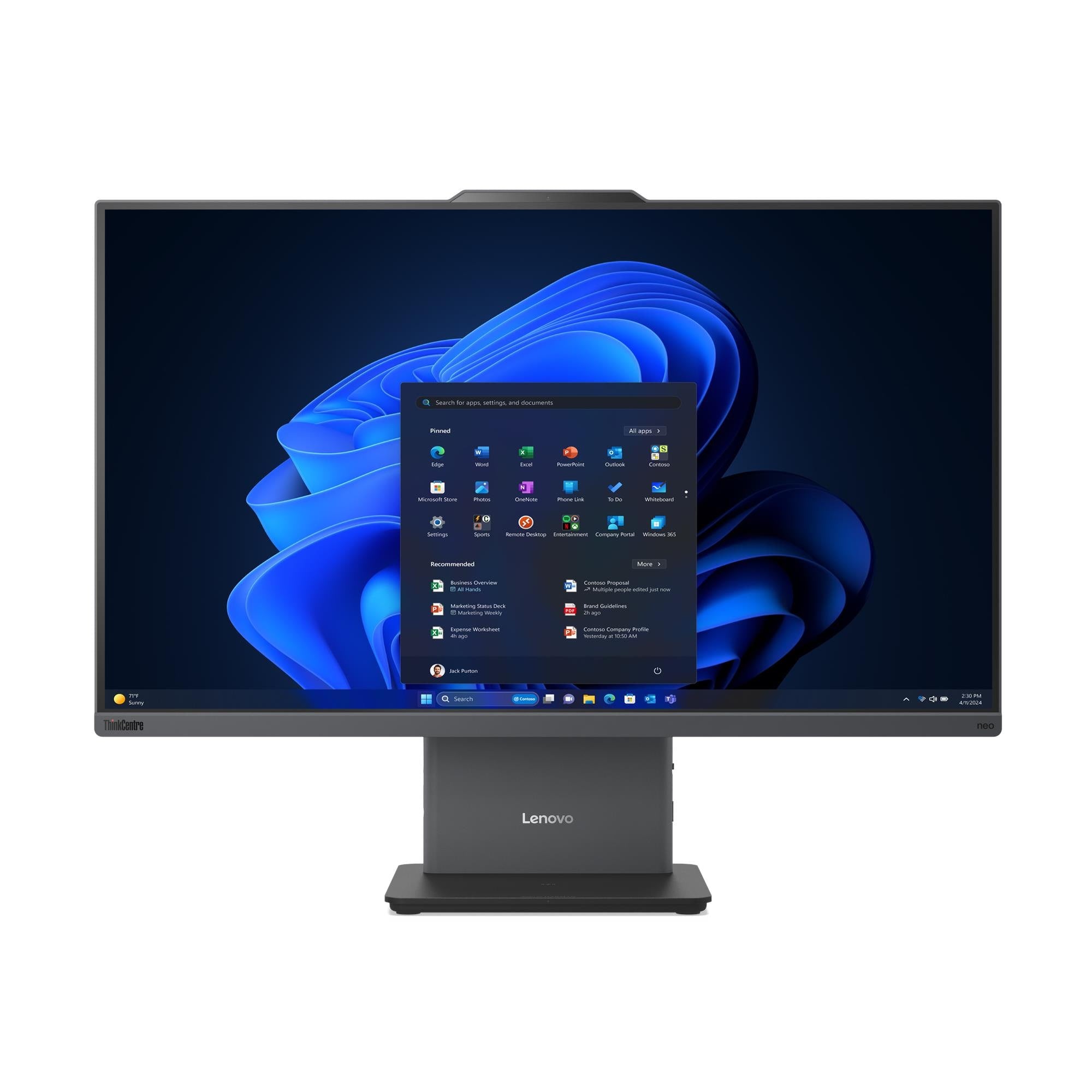 LENOVO NEO 50A-24 G6,23.8" NON-TOUCH, 23.8FHD AG 250N, U7-256V, 16G...