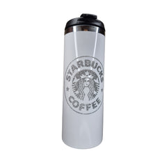 Starbucks White Water Bottle and Coffee Flask - Travel Mug