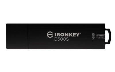 KINGSTON 16GB IRONKEY D500S FIPS 140-3 LVL 3 (PENDING) AES-256