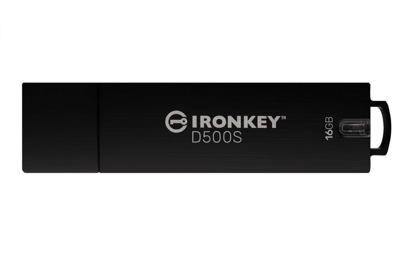 KINGSTON 16GB IRONKEY D500S FIPS 140-3 LVL 3 (PENDING) AES-256