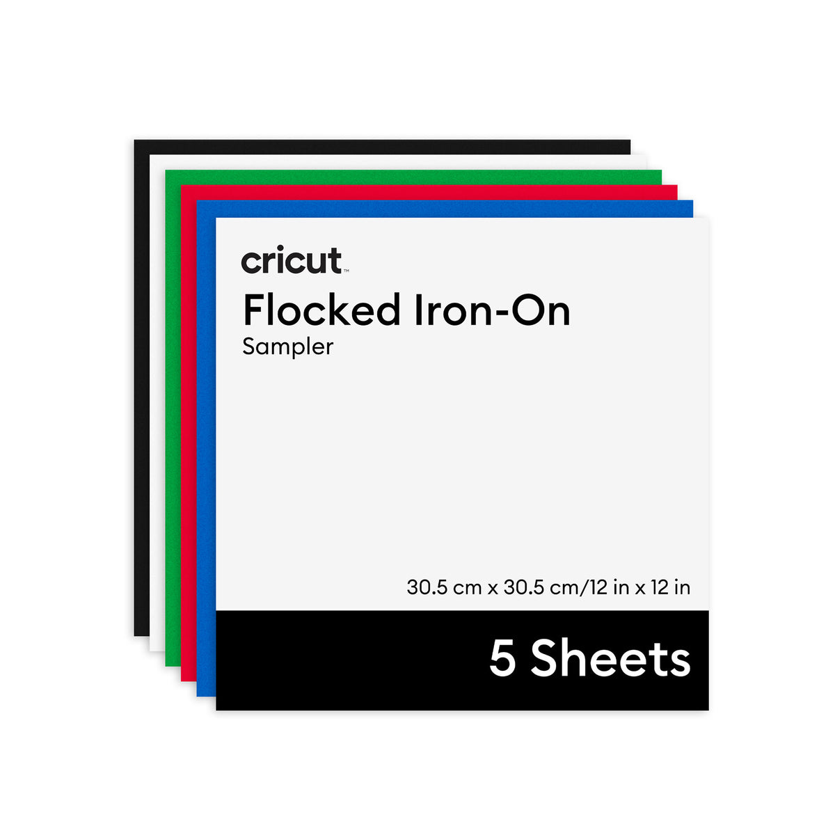 Cricut Cricut 2012360 Flocked Iron-On; Sampler 12 In X 12 In (5)