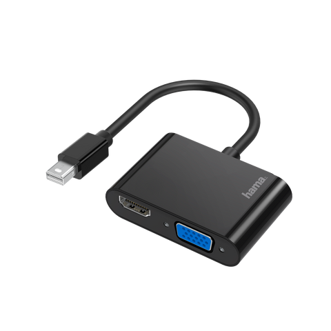 HAMA VIDEO ADAPTER 2IN1 MINI-DP PLUG TO VGA & HDMI SOCKET 4K
