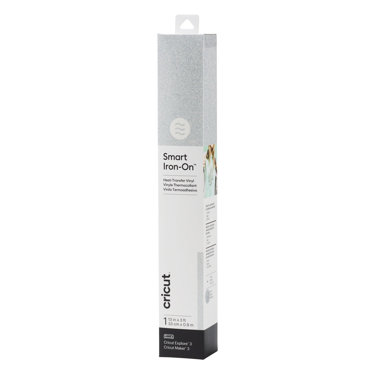 Cricut 2008676 Cricut Smart Iron-On 33X91CM 1 Sheet (glitter Silver)