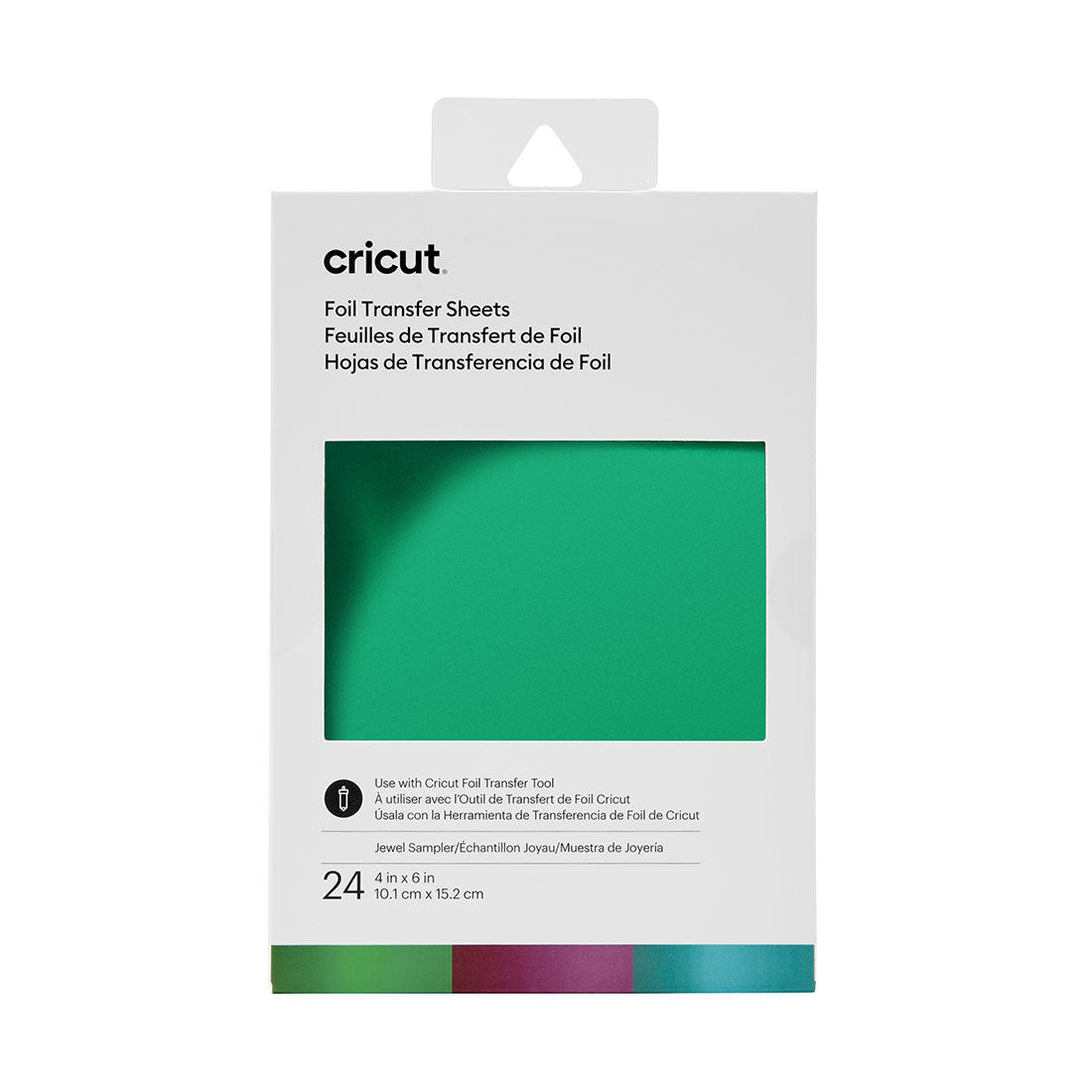 Cricut 2008715 Cricut Transfer Foil Sheets Sampler 10X15CM 24 Sheets (