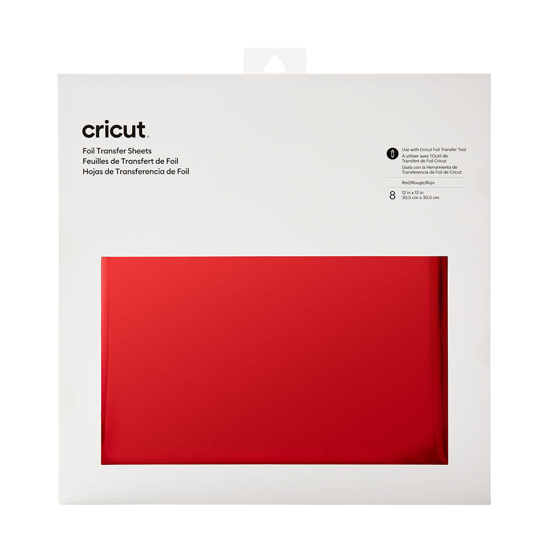Cricut 2008721 Cricut Transfer Foil Sheets 30X30CM 8 Sheets (red)