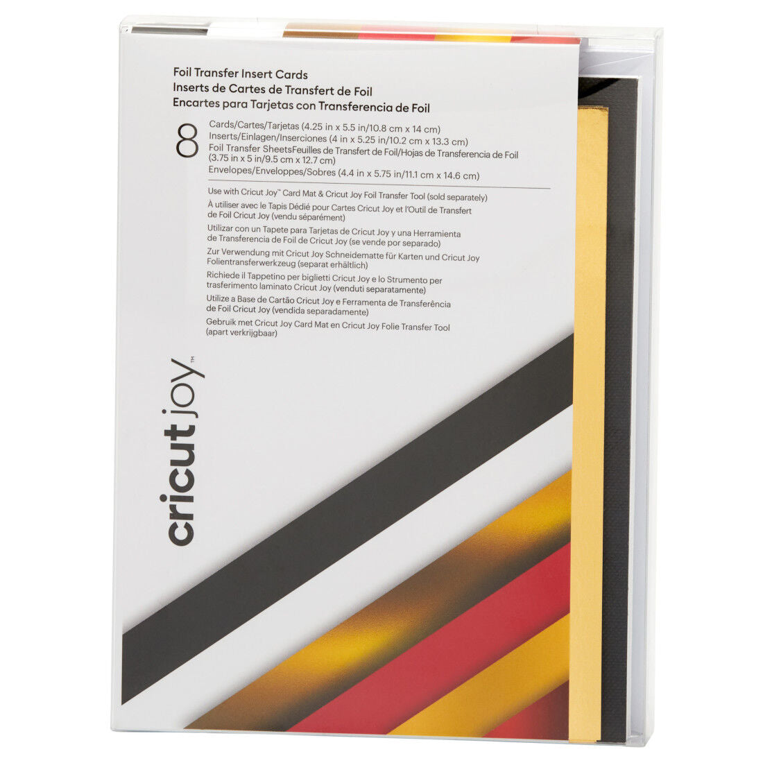 Cricut 2009203 Cricut Insert Cards Foil Royal Flush R20 10.8X14CM 8-PA