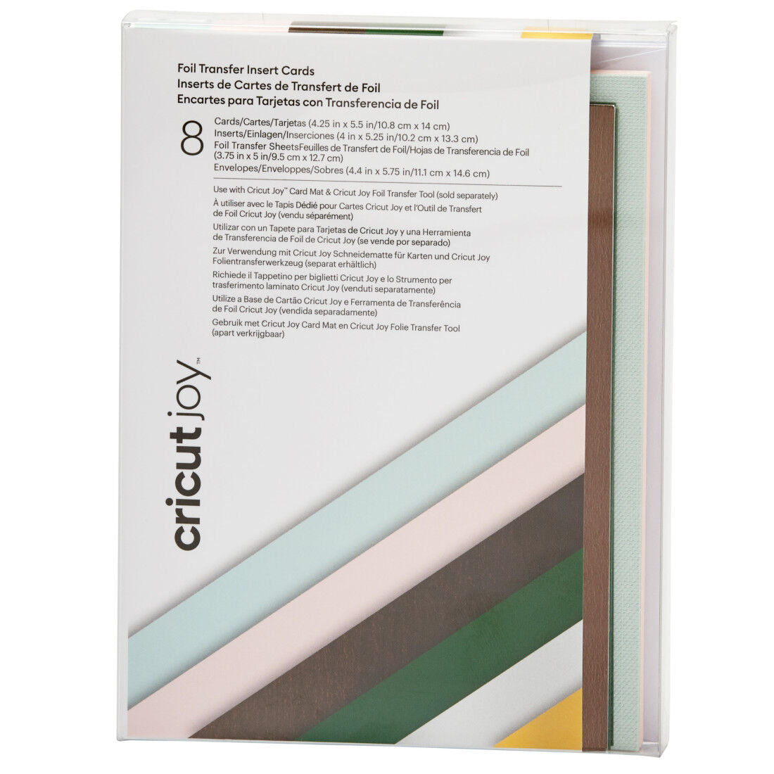 Cricut 2009206 Cricut Insert Cards Foil Forest R20 10.8X14CM 8-PACK