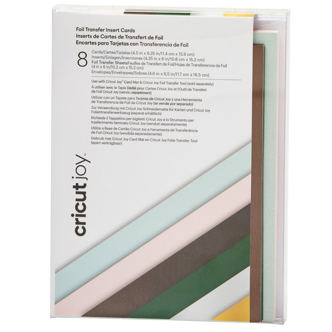 Cricut 2009211 Cricut Insert Cards Foil Forest R30 11.4X15.9CM 8-PACK