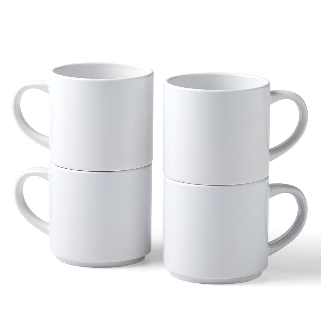 Cricut 2009392 Cricut 295ML Stack Ceramic Mugs Blank White 4PC