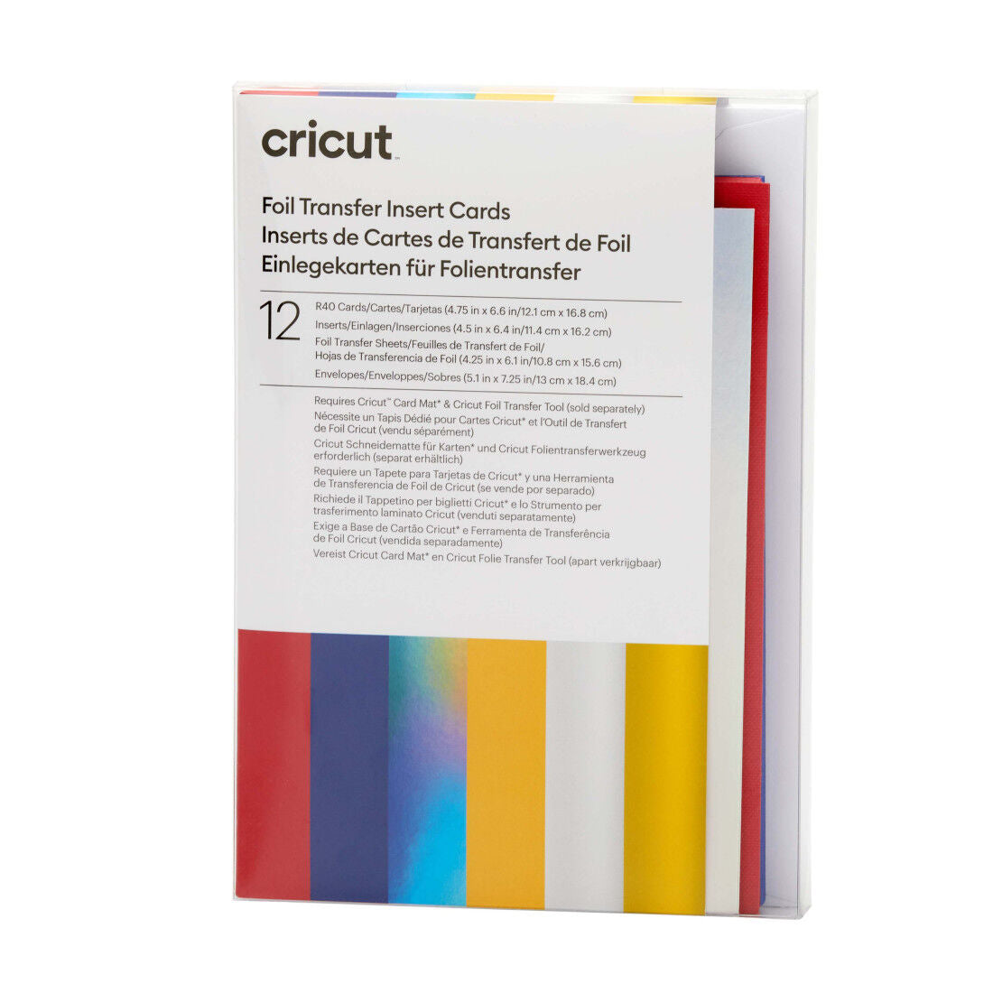 Cricut 2009477 Cricut Insert Cards Foil Celebration R40 12.1X16.8CM 12