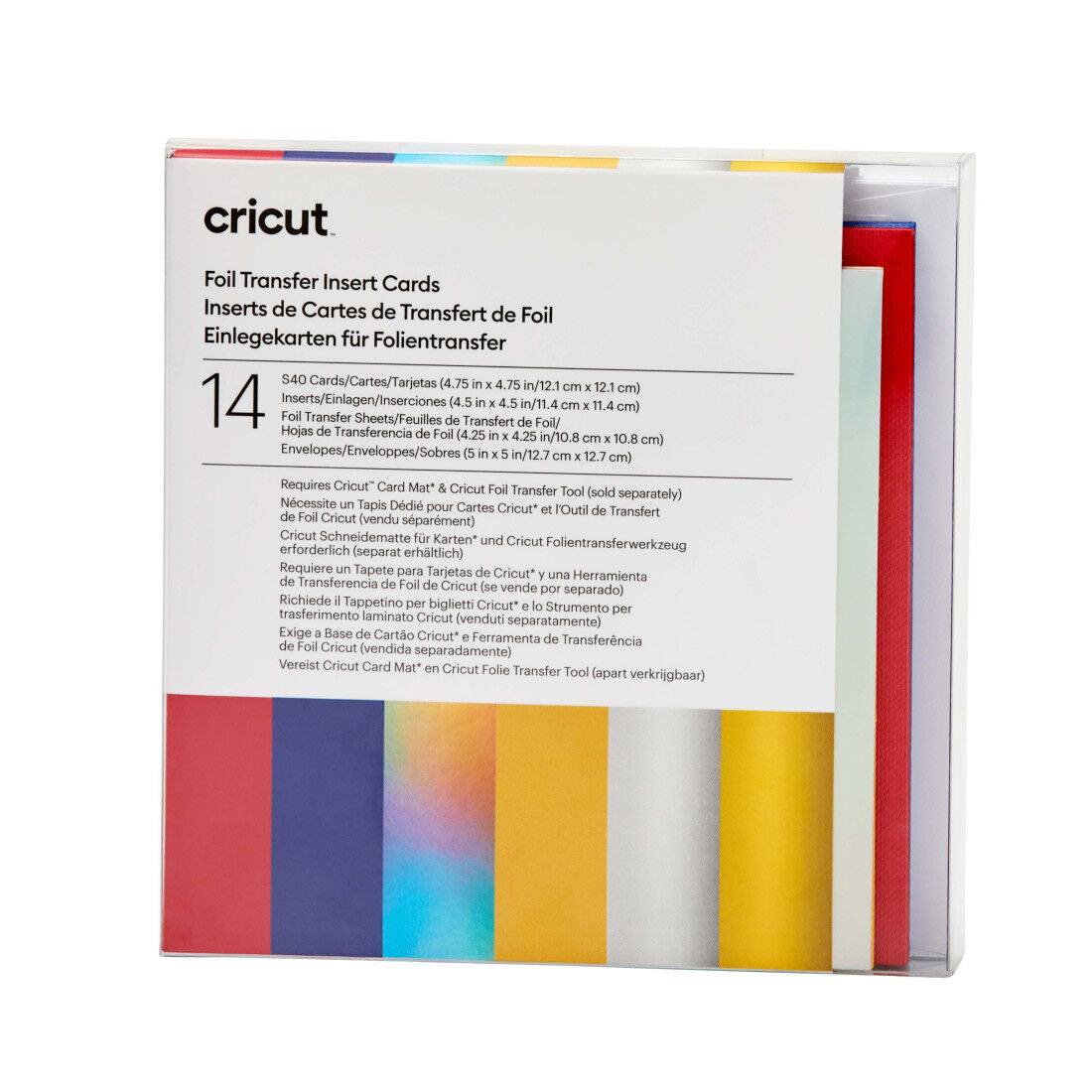 Cricut 2009478 Cricut Insert Cards Foil Celebration S40 12.1X16.8CM 14