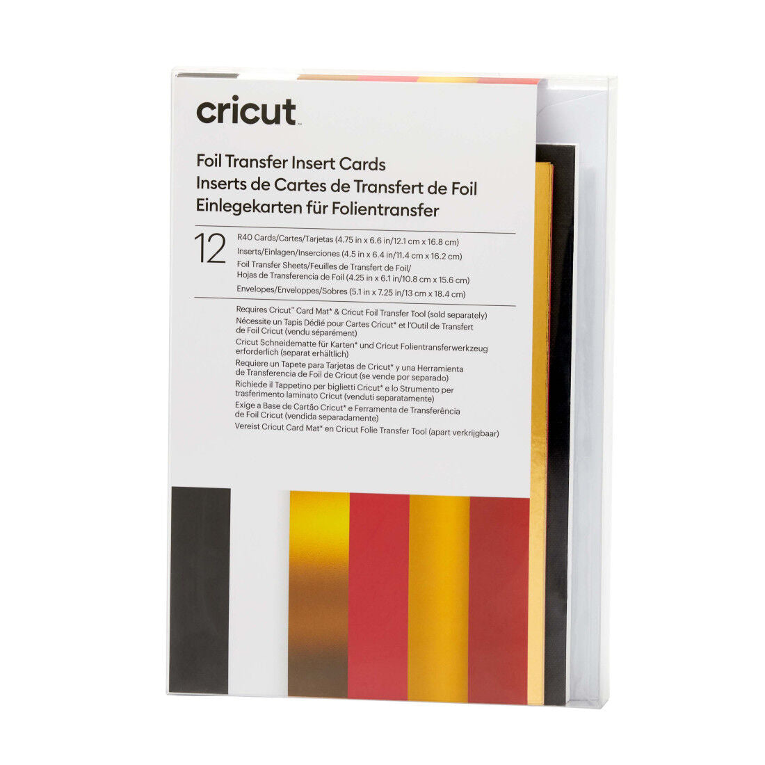 Cricut 2009480 Cricut Insert Cards Foil Royal Flush R40 12.1X16.8CM 12